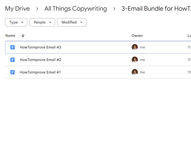 Cover image for 3-Email Copy Bundle