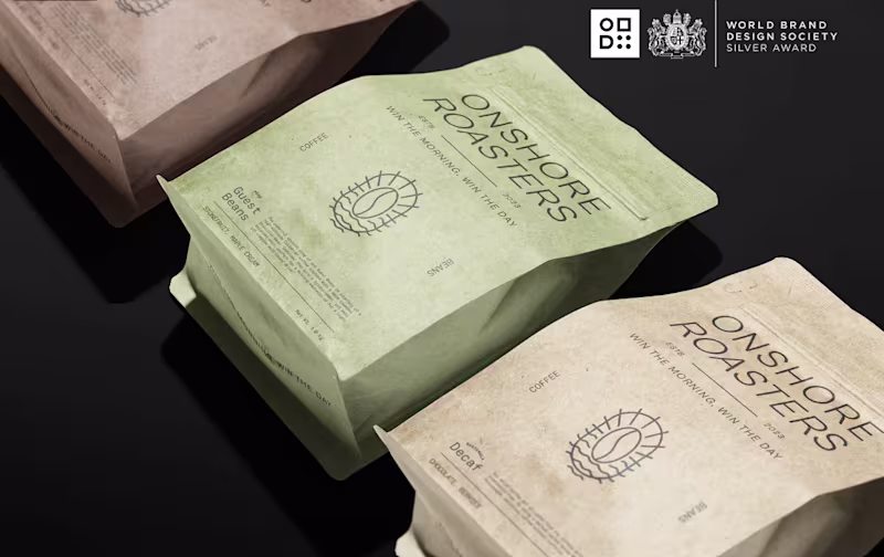 Cover image for Onshore Roasters – Brand Identity Design