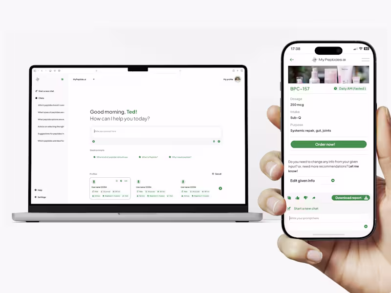 Cover image for Design and Launch of AI-based Peptide Education Platform