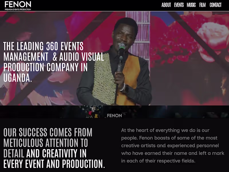 Cover image for Fenon Events