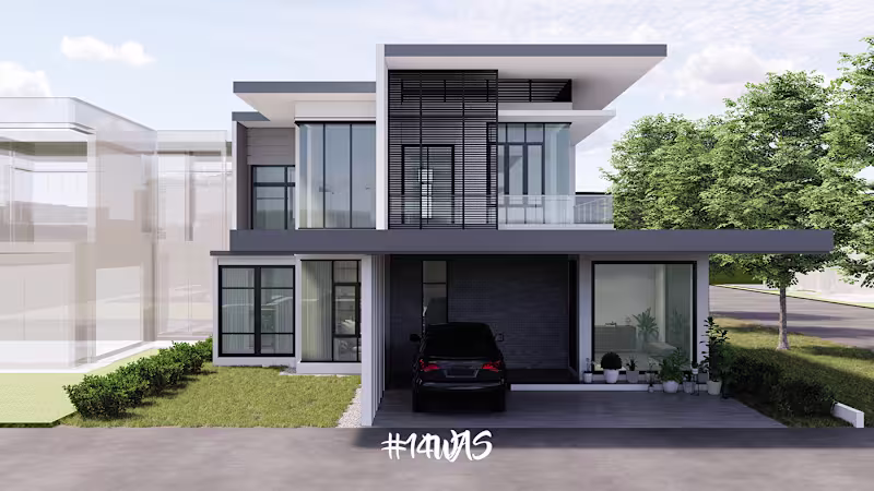 Cover image for 'DUPLEX MODERNE' @JLN La Promenade | Visualization :: Behance