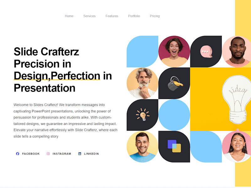 Cover image for Slide Crafterz Precision in Design,Perfection in Presentation