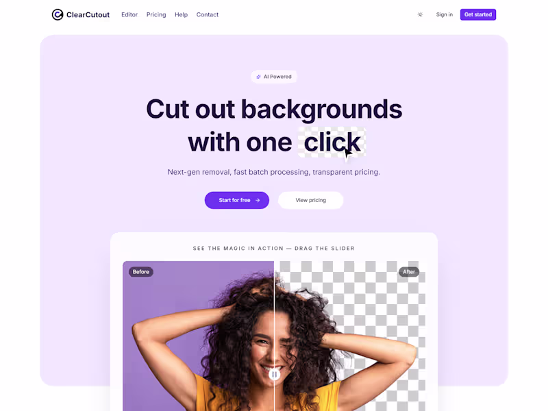 Cover image for Introducing ClearCutout 🚀 ClearCutout is an AI-powered back...