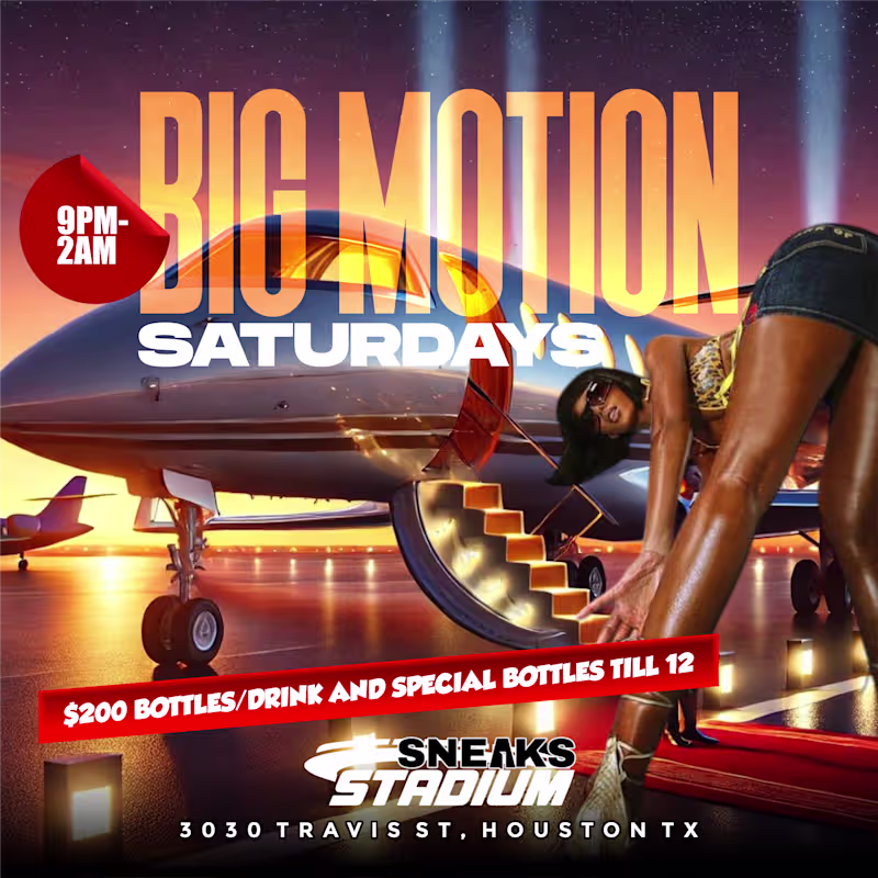 Cover image for BIG MOTION SATURDAYS Flyer Design