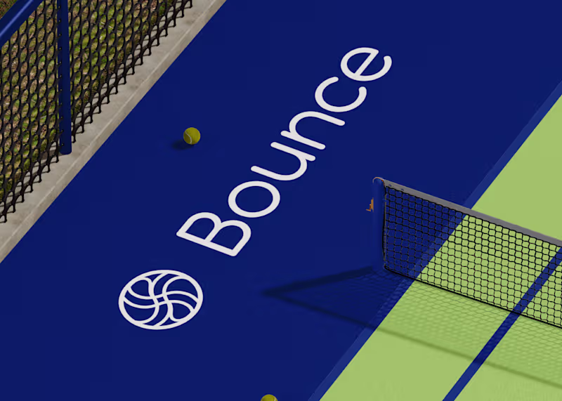 Cover image for Bounce - Brand Identity Tennis Club/Visual Identity