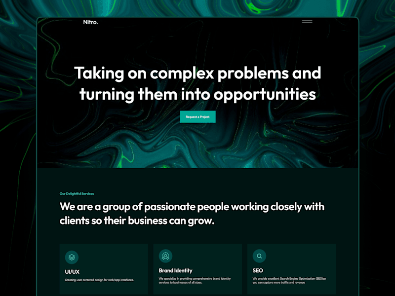 Cover image for Nitro - Web Design Agency | UX/UI Web and Webflow Development
