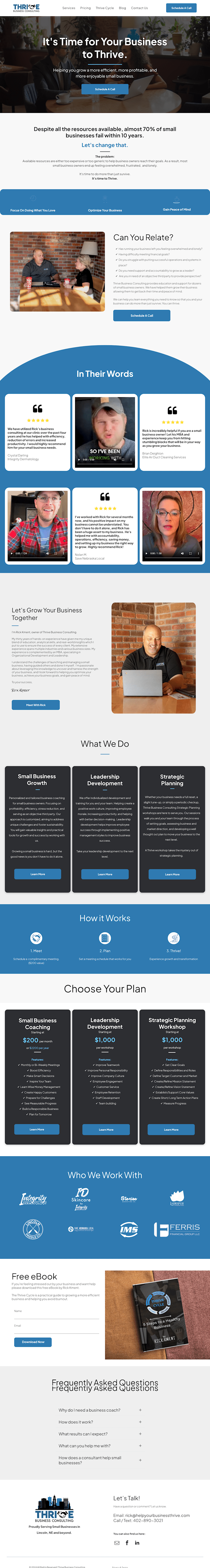 Cover image for Thrive Business Consulting