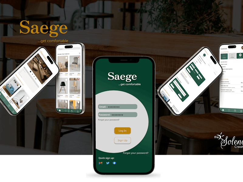 Cover image for Saege: Brand & Mobile App (Brand Identity|User Interface Design)