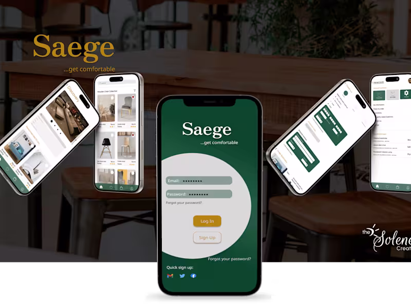 Cover image for Saege: Brand & Mobile App (Brand Identity|User Interface Design)