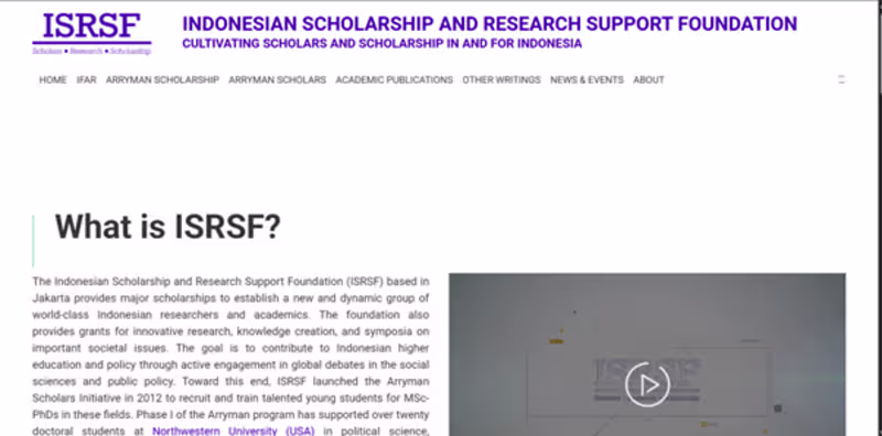 Cover image for Website Maintenance — ISRSF &