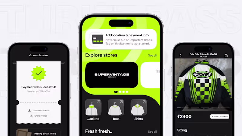 Cover image for ThriftPass App Design