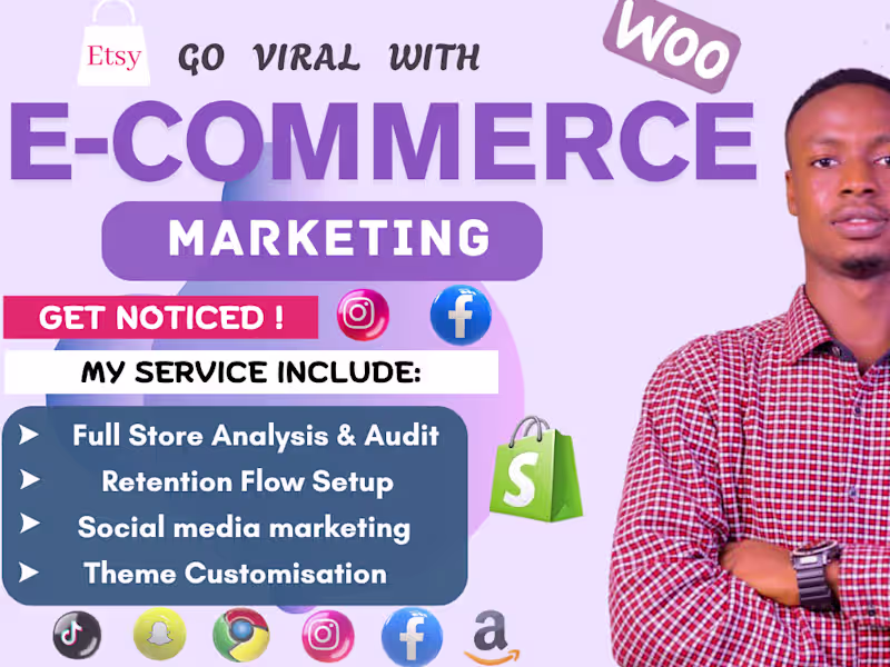 Cover image for I will increase shopify sales,promote shopify store & boost sale