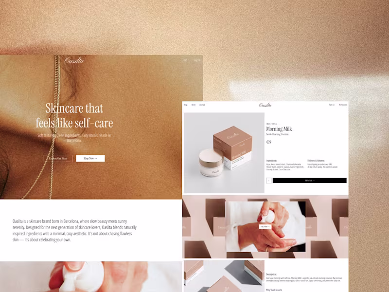 Cover image for Oasilta | Banding, Strategy, Ecommerce Development