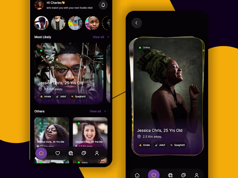 Cover image for Social platform That Connects Users Based On Food Interests.