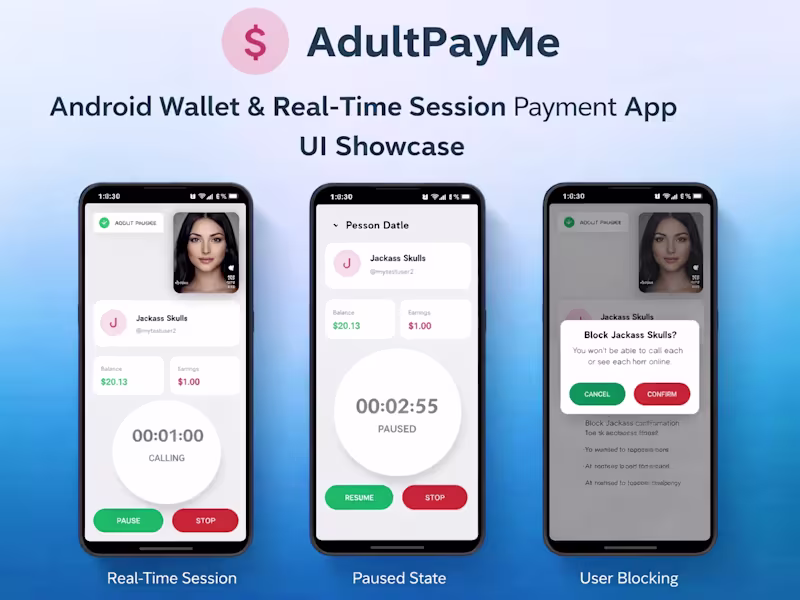 Cover image for AdultPayMe is a full-production Android