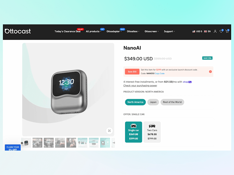 Cover image for Reusable Shopify Sections for Carplay Store