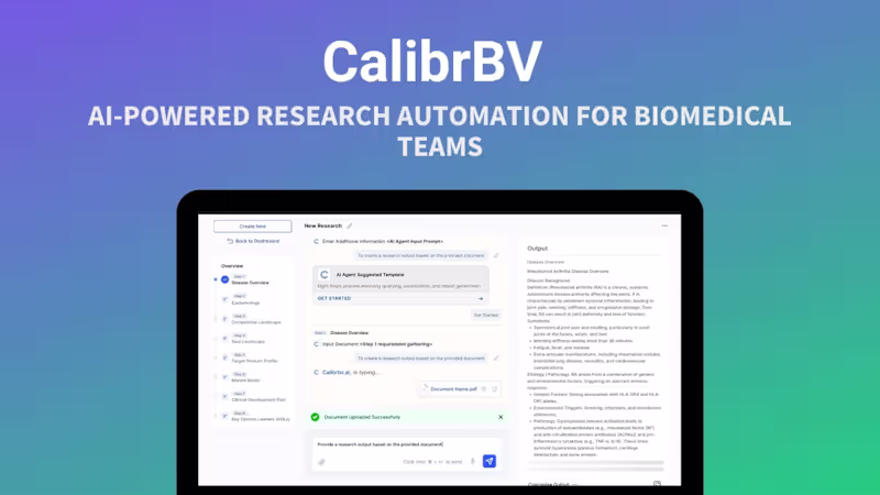 Cover image for AI Automation for Biomedical Research