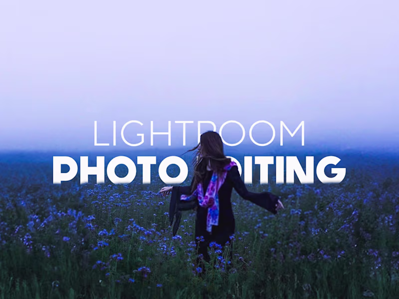 Cover image for Photo Editing in Lightroom