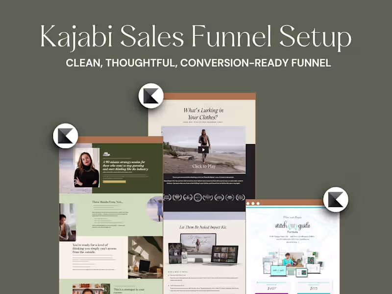 Cover image for Kajabi Sales Funnel Setup