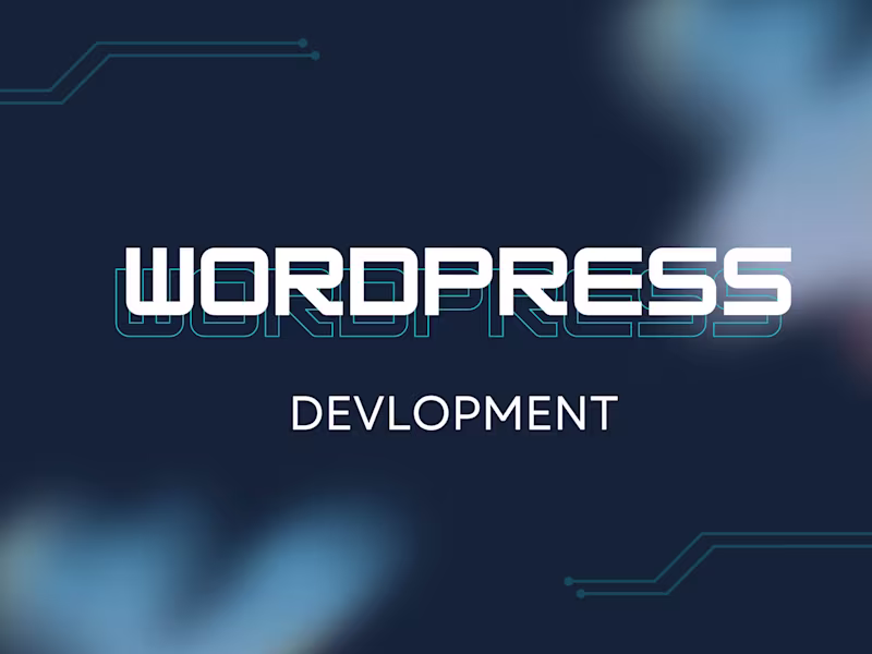 Cover image for WordPress Website Development