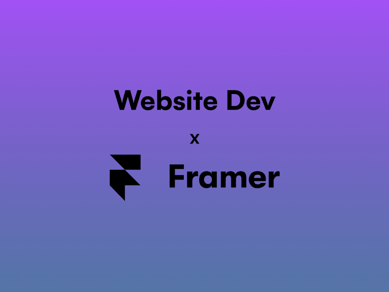 Cover image for Framer Website Development