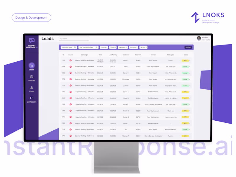 Cover image for Martech AI Lead Management platform