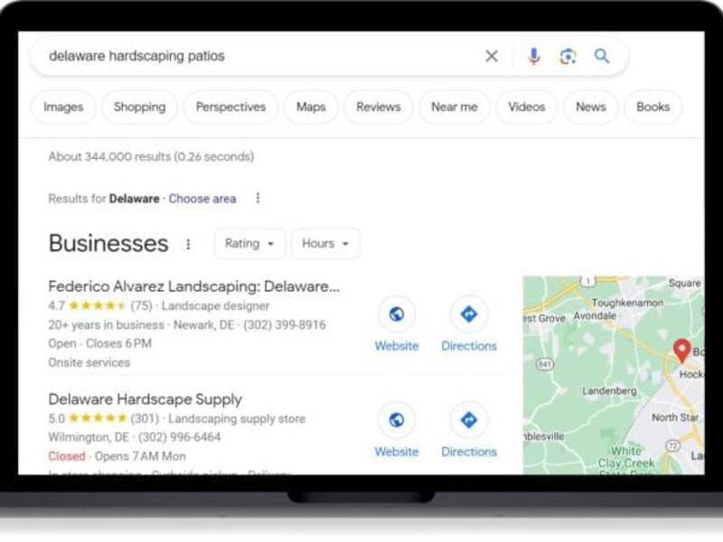 Cover image for SEO - Google Maps Positioning for Hardscaping Company