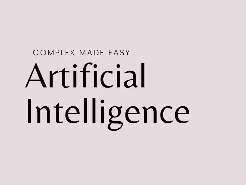 Cover image for Complexity into Clarity for Artificial Intelligence Solutions