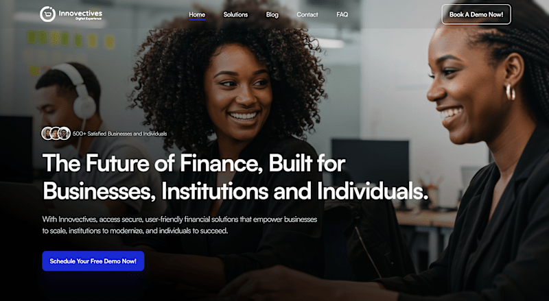 Cover image for Redesign of Innovective website