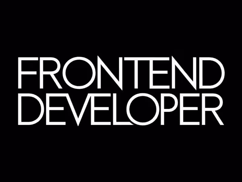 Cover image for Frontend Developer