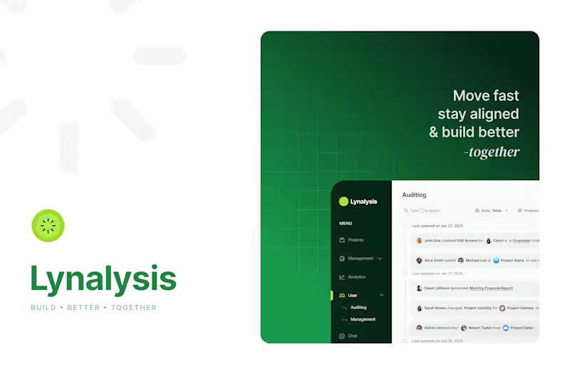 Cover image for  Lynalysis UI/UX