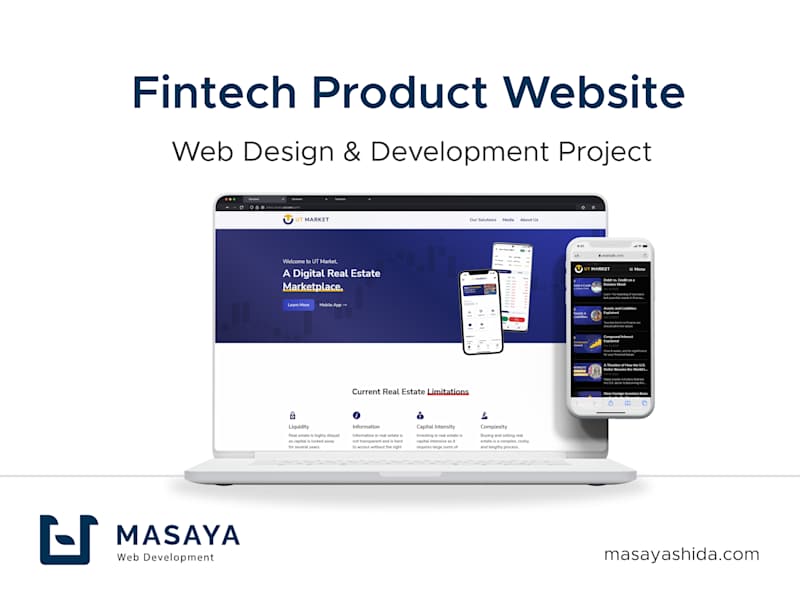 Cover image for Fintech Product Website