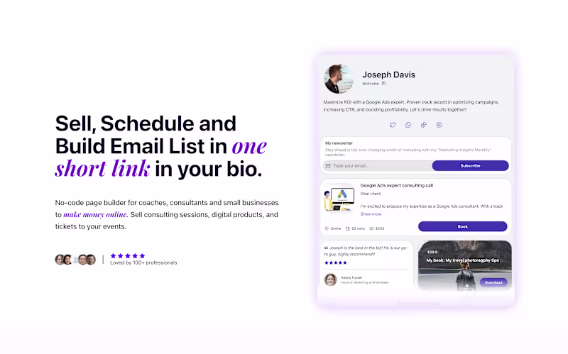 Cover image for LinkyCal.com - a conversion toolkit for consultants, freelancers