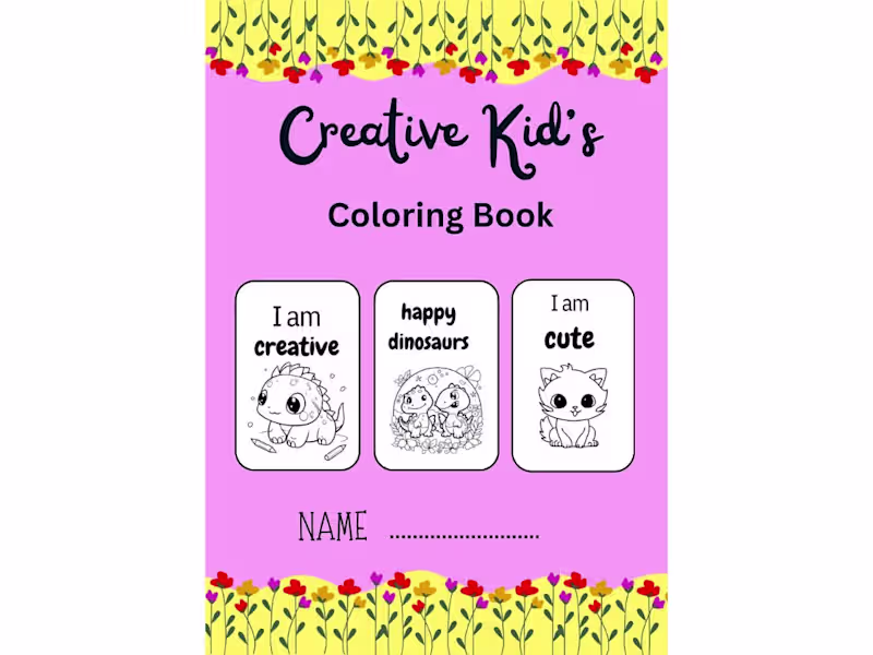 Cover image for i will make a book cover for Children's book