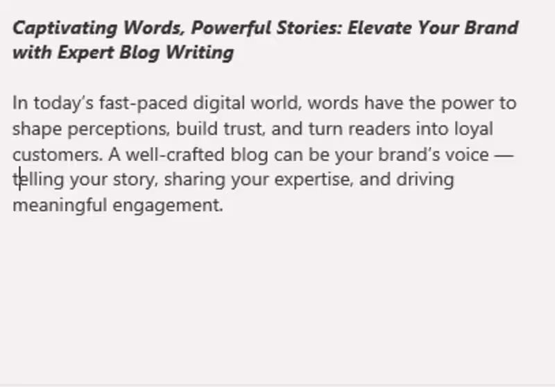 Cover image for Blog