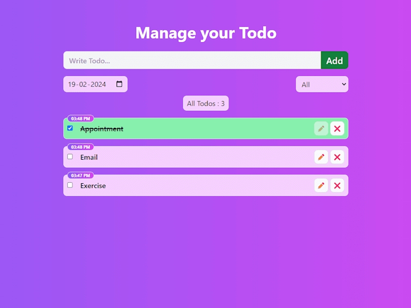 Cover image for ToDo App