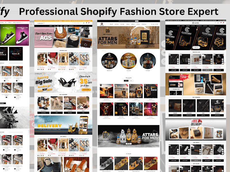 Cover image for I will be your best shopify store creation expert 