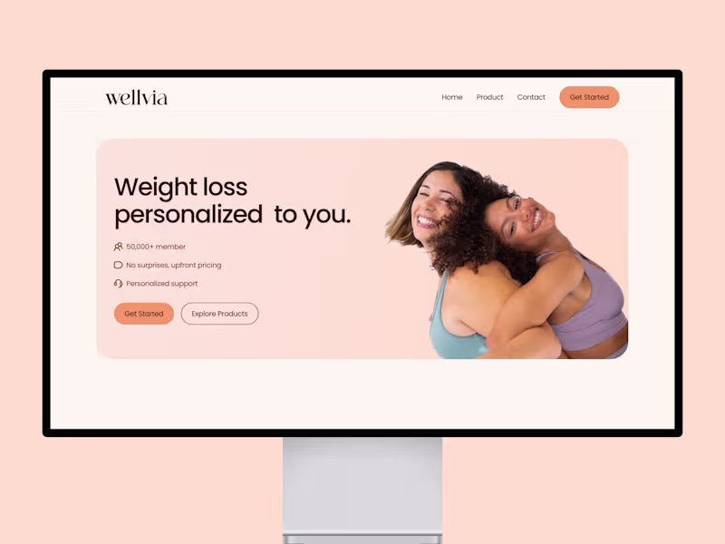 Cover image for GetWellVia — Client Website Redesign