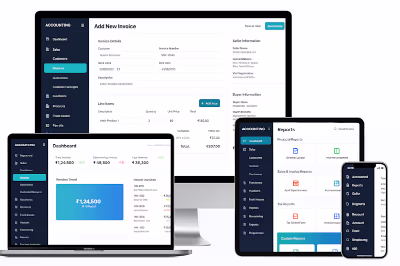 Cover image for Financial Accounting Assistant – SaaS Web Application