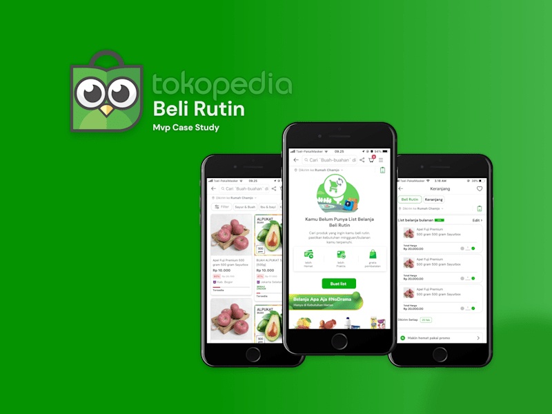 Cover image for Tokopedia Beli Rutin, UI/UX Mvp Case Study 