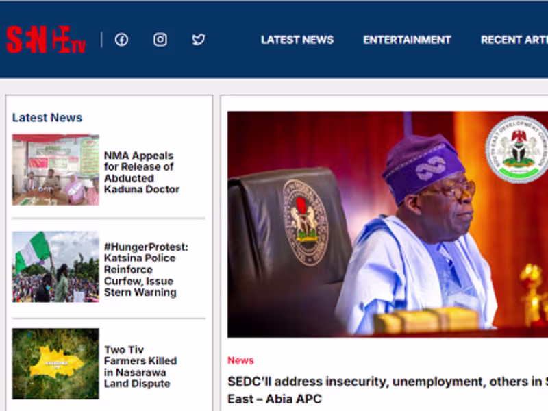 Cover image for News/Blog website