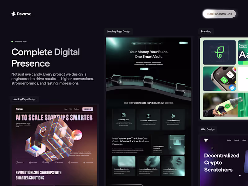 Cover image for Complete Digital Experience Design - Web, Brand & Product