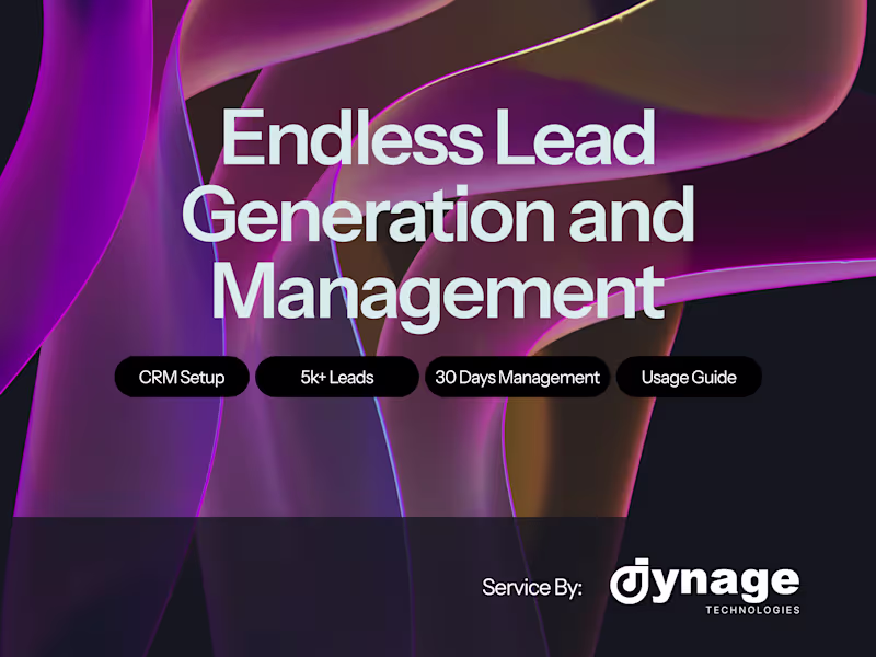 Cover image for Marketing Lead Generation and Automation