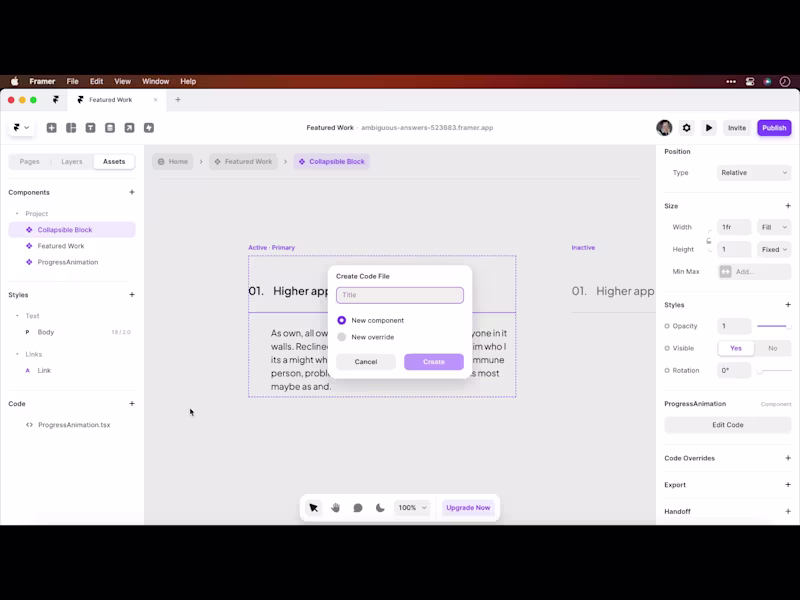 Cover image for Framer tutorial - official Youtube channel