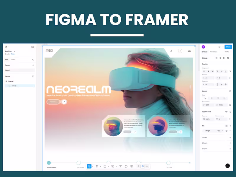 Cover image for Convert Figma to Framer 