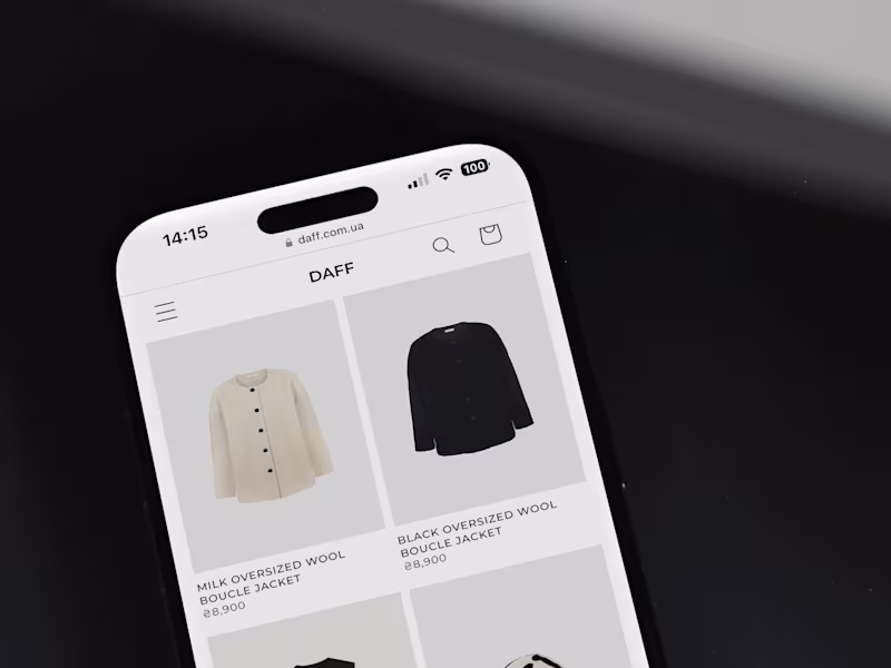 Cover image for DAFF | E-commerce Website Design & Development