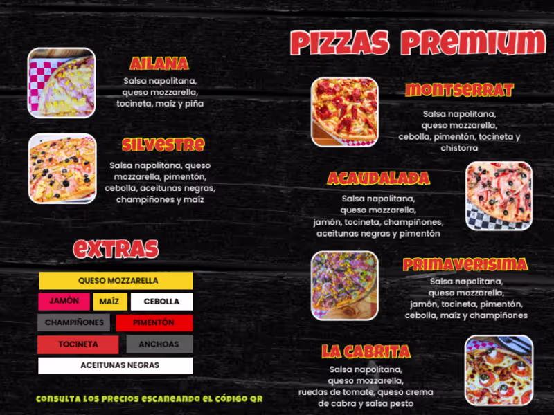 Cover image for Restaurant's Menu