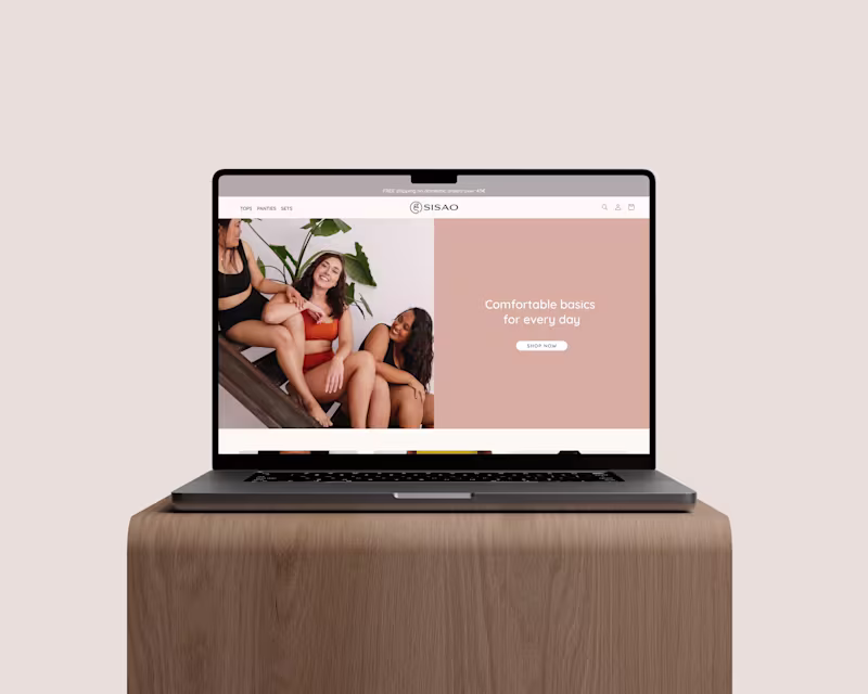 Cover image for Sisao: Sustainable Shopify Brand Store
