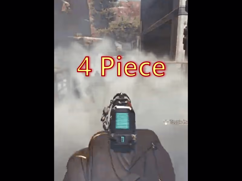 Cover image for Long video edited for TikTok. Apex Legends 4 piece P2020