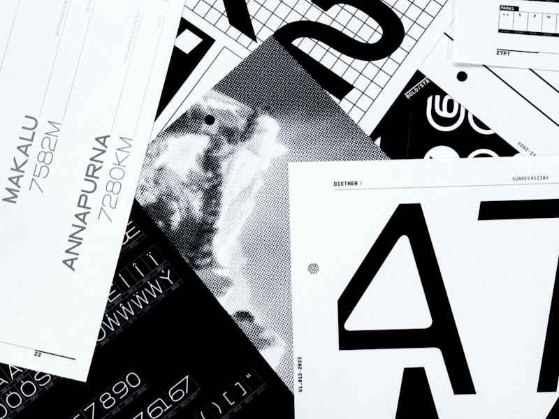 Cover image for Diether Typeface